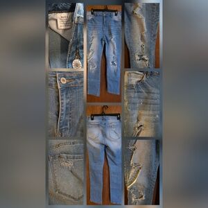 Women's Skinny Jeans in Light Blue